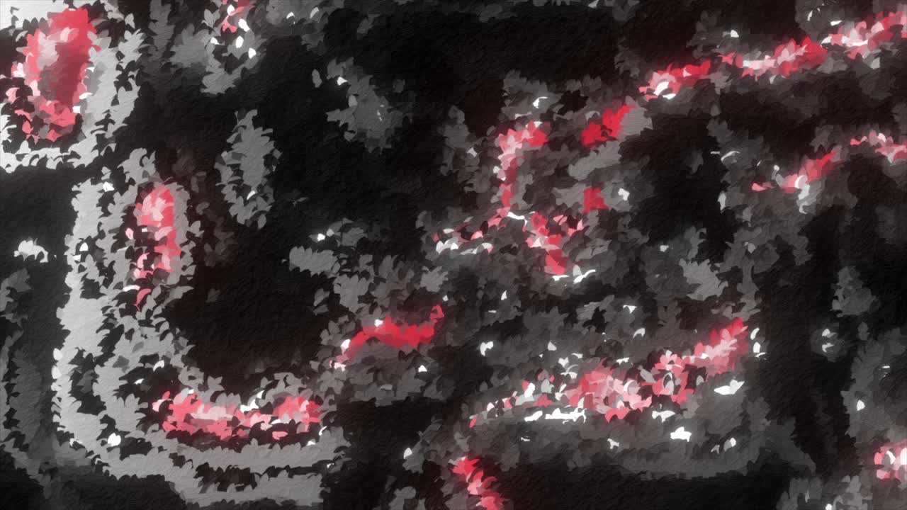 추상적인 빨간색과 검은색 패턴