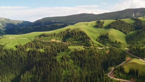 duku road mountains landscape.