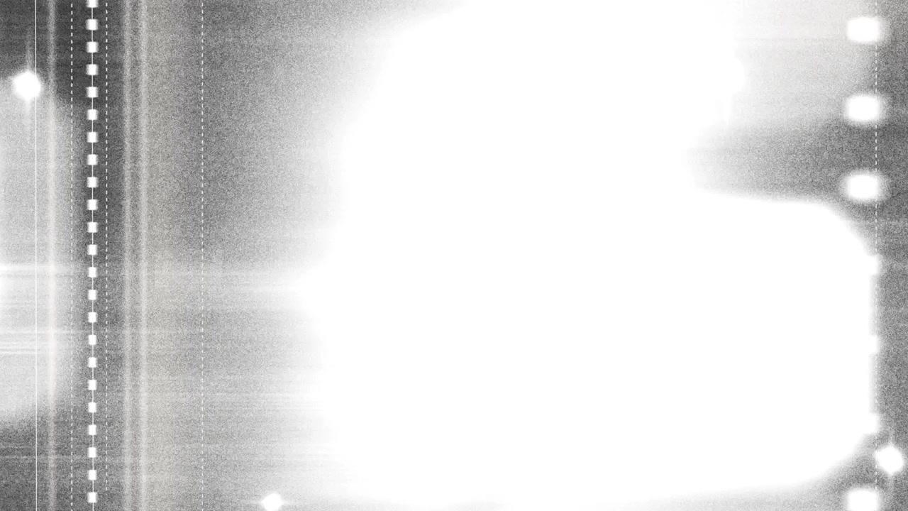 Vintage Film Leader With Grain and Scratches