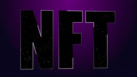 Animation-Von-Schwarzem-NFT-Text-Auf-Violettem-Hintergrund