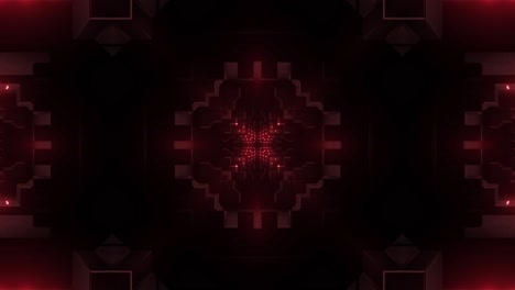 patrón geométrico de neón rojo