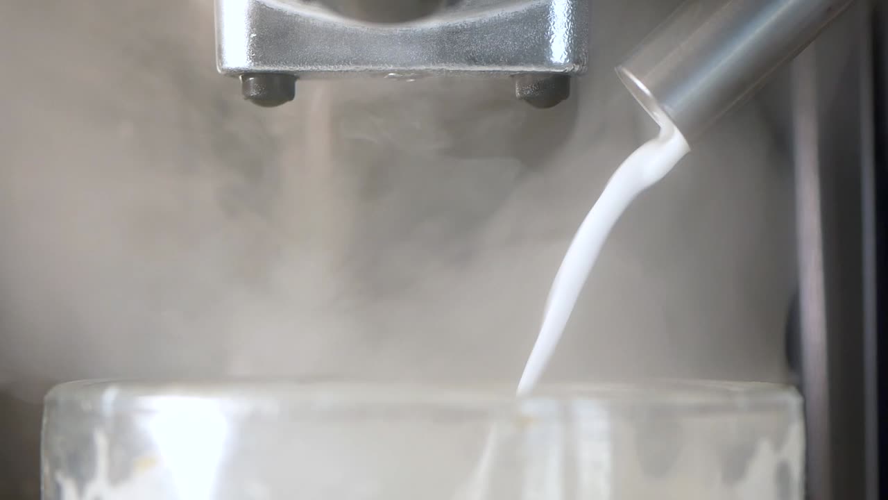 Coffee Machine Steaming Milk