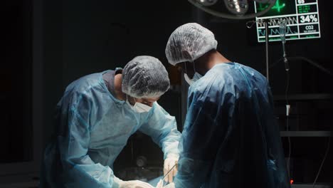 surgeons in operating room