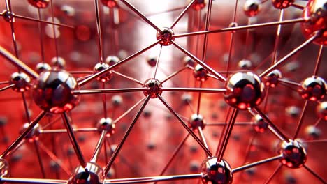 abstract molecule structure