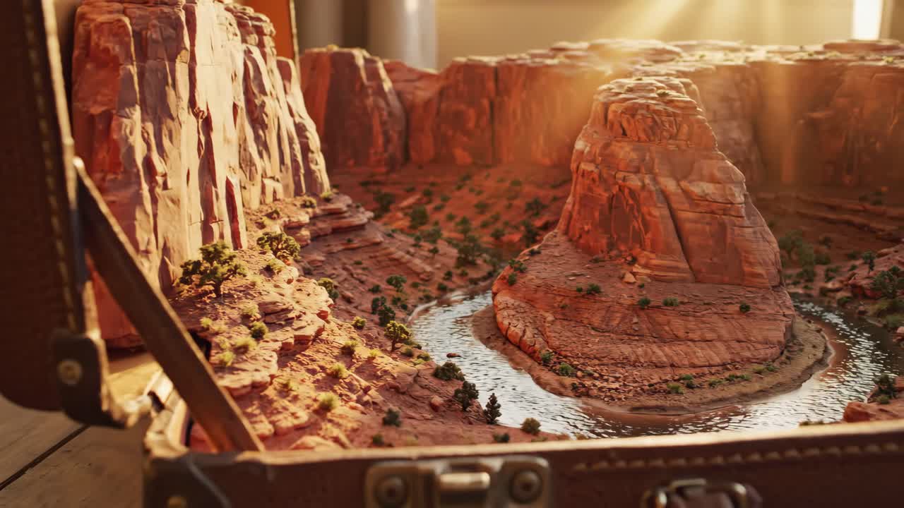 Miniature Horseshoe Bend Landscape