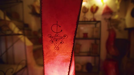 decorated red lantern