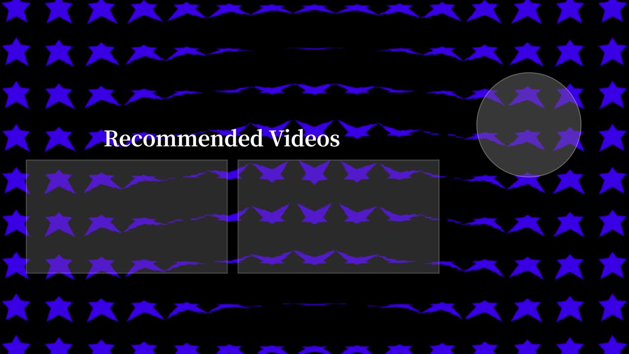 Star wave end card ending screen motion graphics