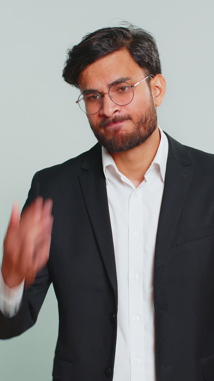 Sad businessman loses becoming surprised by lottery results bad fortune loss unlucky fortune news