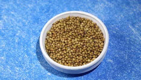 Coriander-seeds-are-kept-in-a-bowl