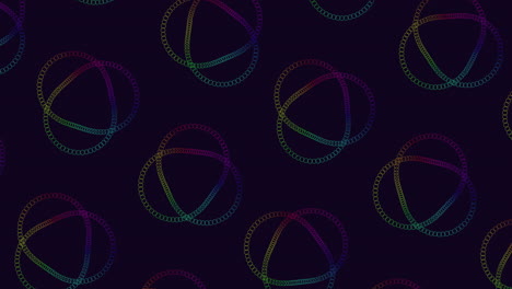 Colorful-circular-pattern-on-black-background-symmetrical-overlapping-circles-with-intricate-lines