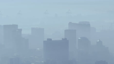 animación de formas sobre el paisaje urbano