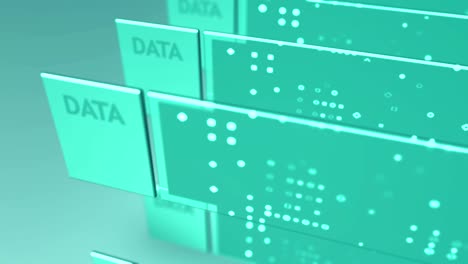 Big data information video. Cloud computing technology video