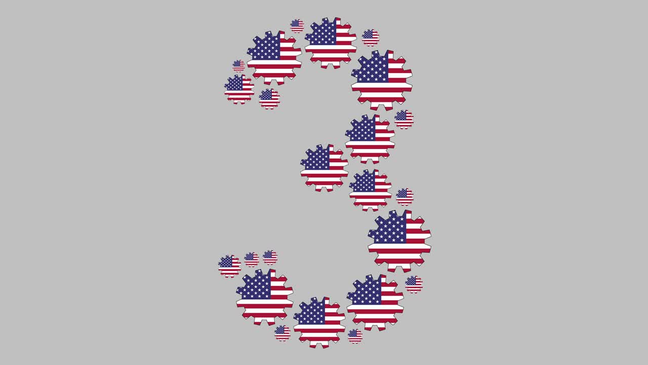 아메리칸 숫자 3