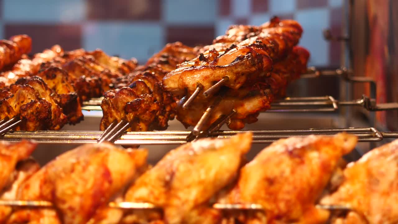 구운 닭 꼬치