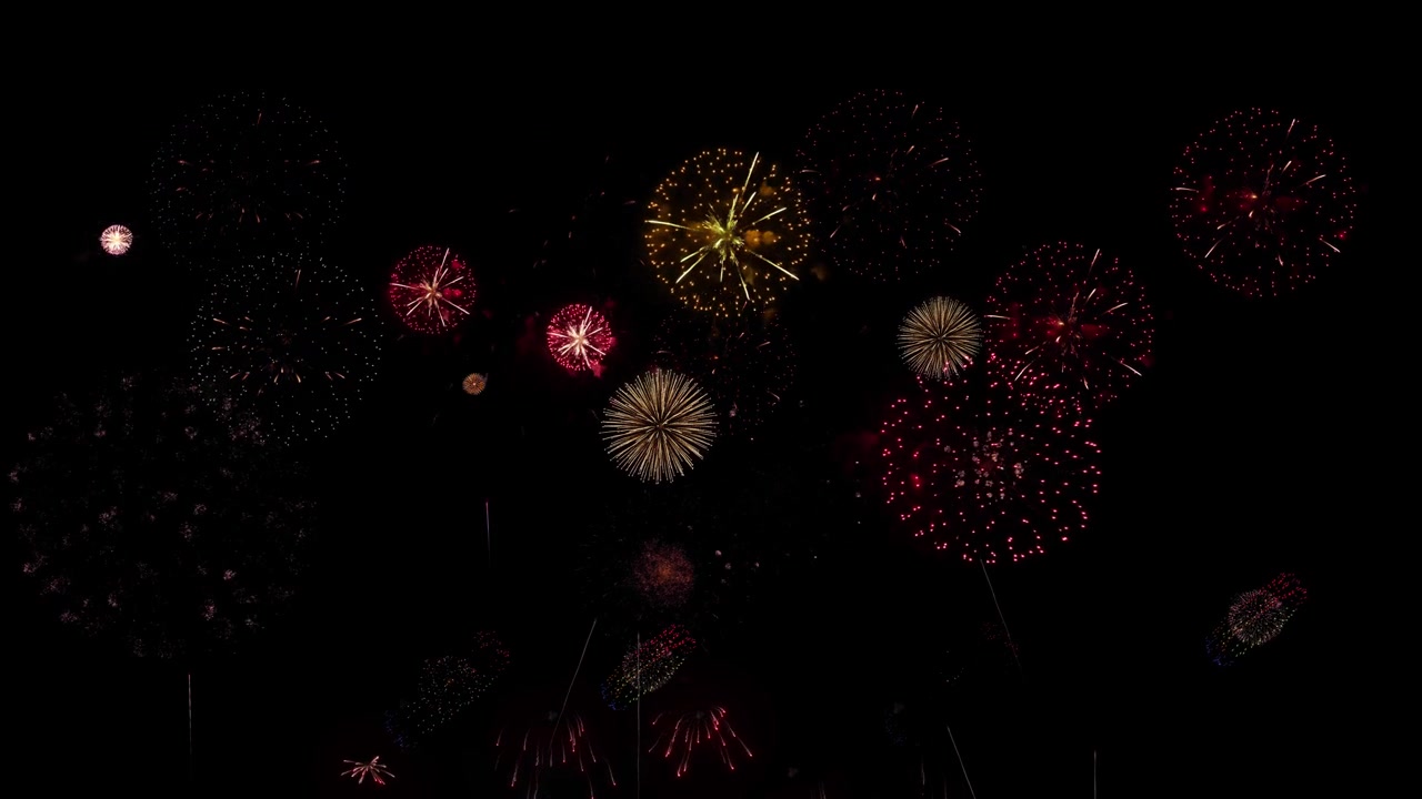 4k 3d fireworks abstract background celebration bright display celebration night 4th of july