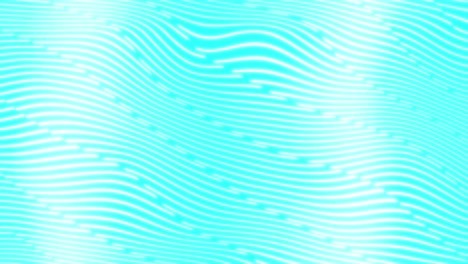 Animation-of-waves-moving-on-blue-and-white-background