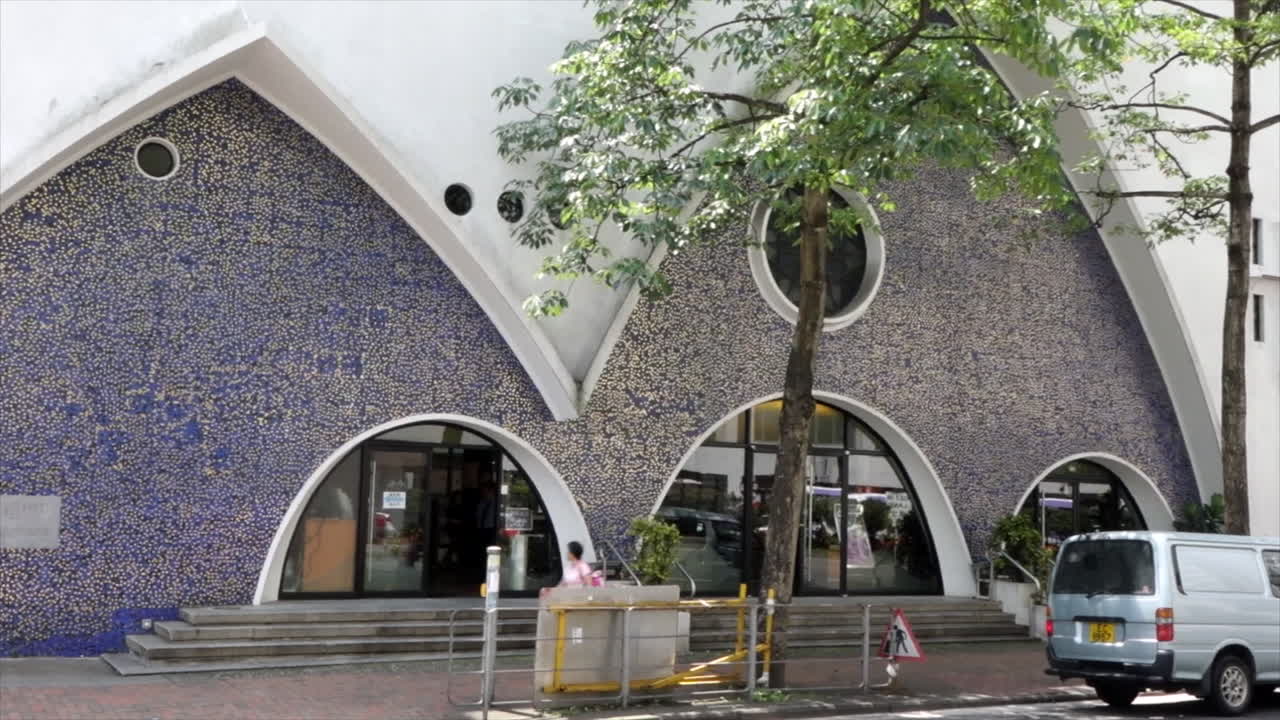 아시아 의 멋진 도시 교회 외관