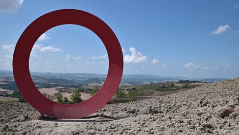 volterra, tuscany, italy. august 2020.