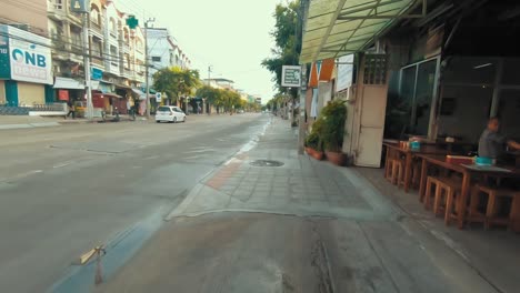 walking in the streets of bangkok. (slowmotion, road 3)