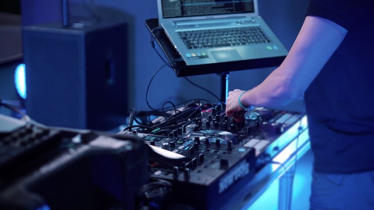 DJ Performance at a Nightclub