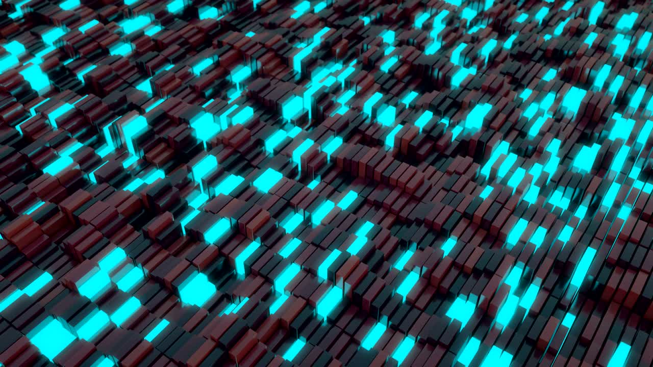 4K Abstract Blockchain Concept.