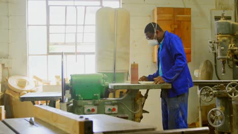 worker making mold in foundry workshop 4k