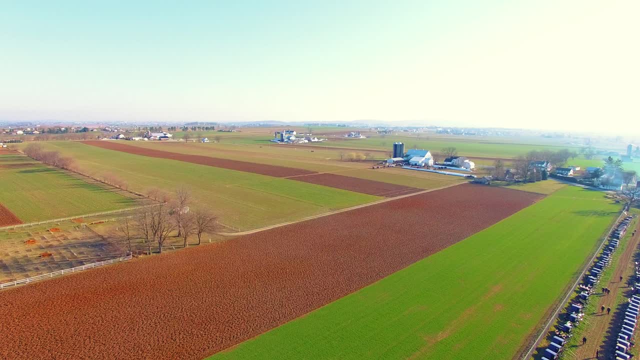드론으로 본 아미쉬 진흙 판매