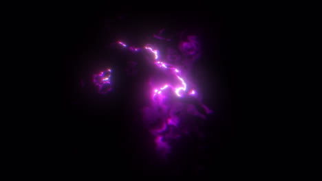 Animación-De-Tormenta-Cósmica-Eléctrica-Fractal-Abstracta-Púrpura