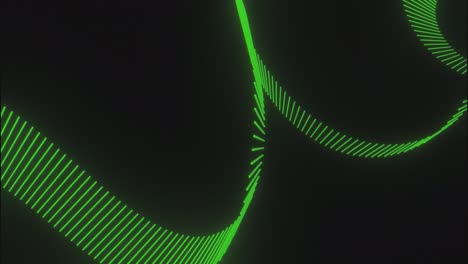 abstract green lines
