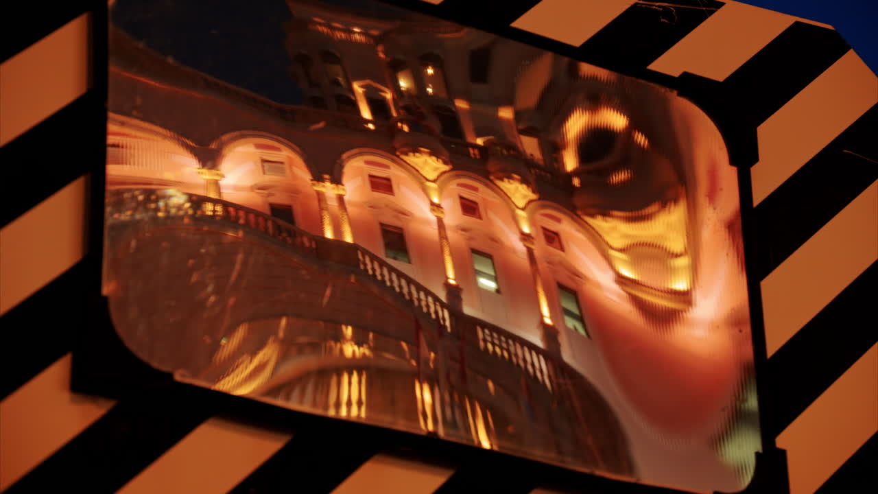 Monte Carlo, Monaco - October 24, 2024: The Cardiovascular and Thoracic Centre of Monaco hospital in the evening