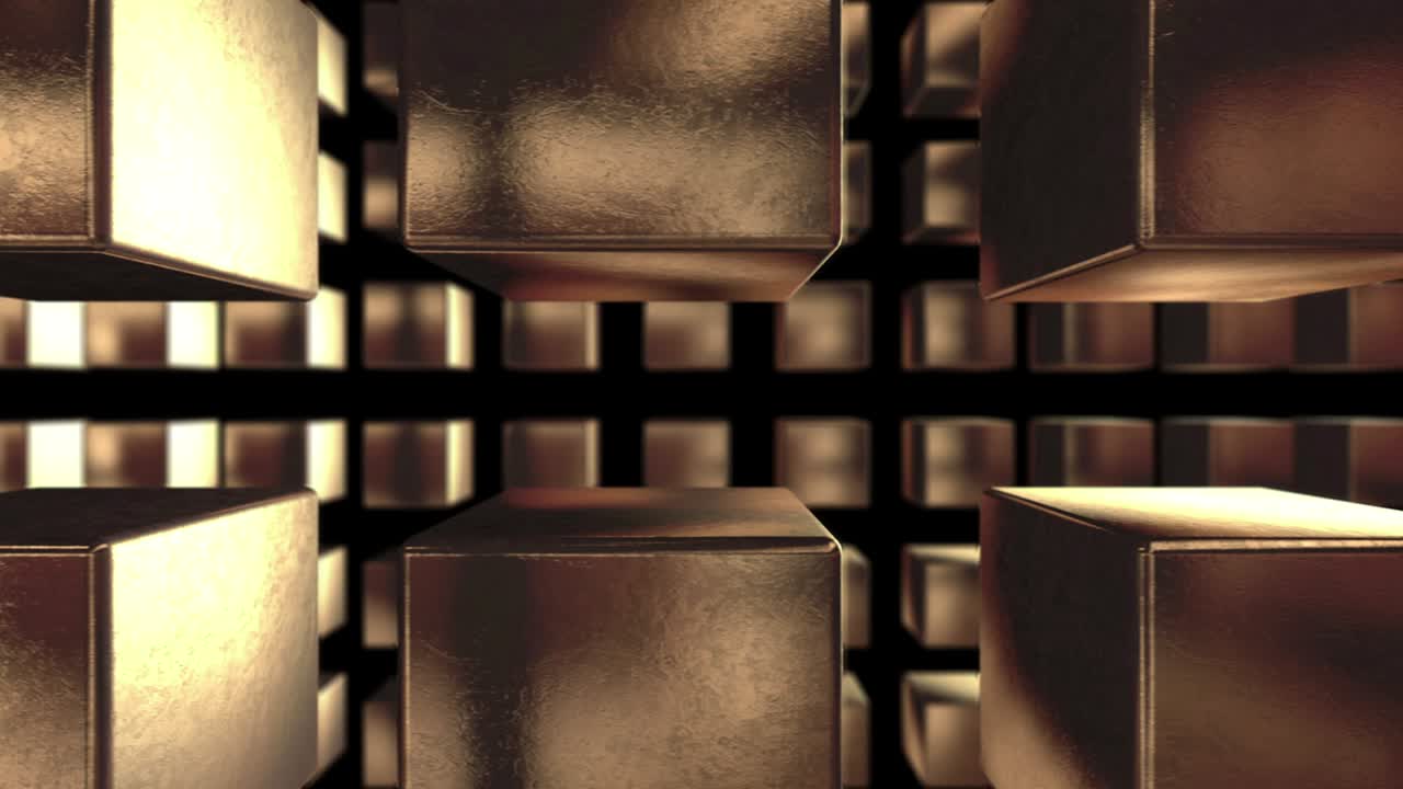 추상적인 큐브 배경