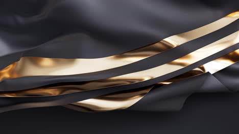 flowing wave multilayer background, 3d rendering.