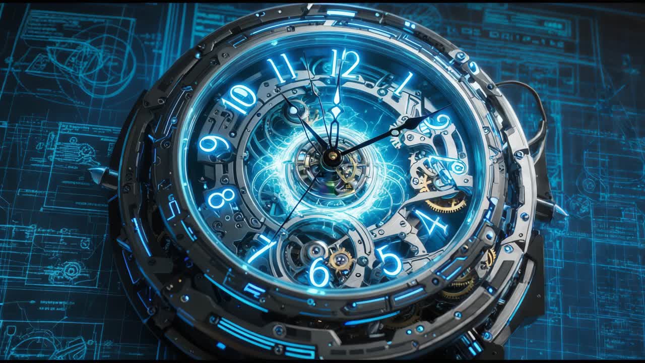 Futuristic Mechanical Watch