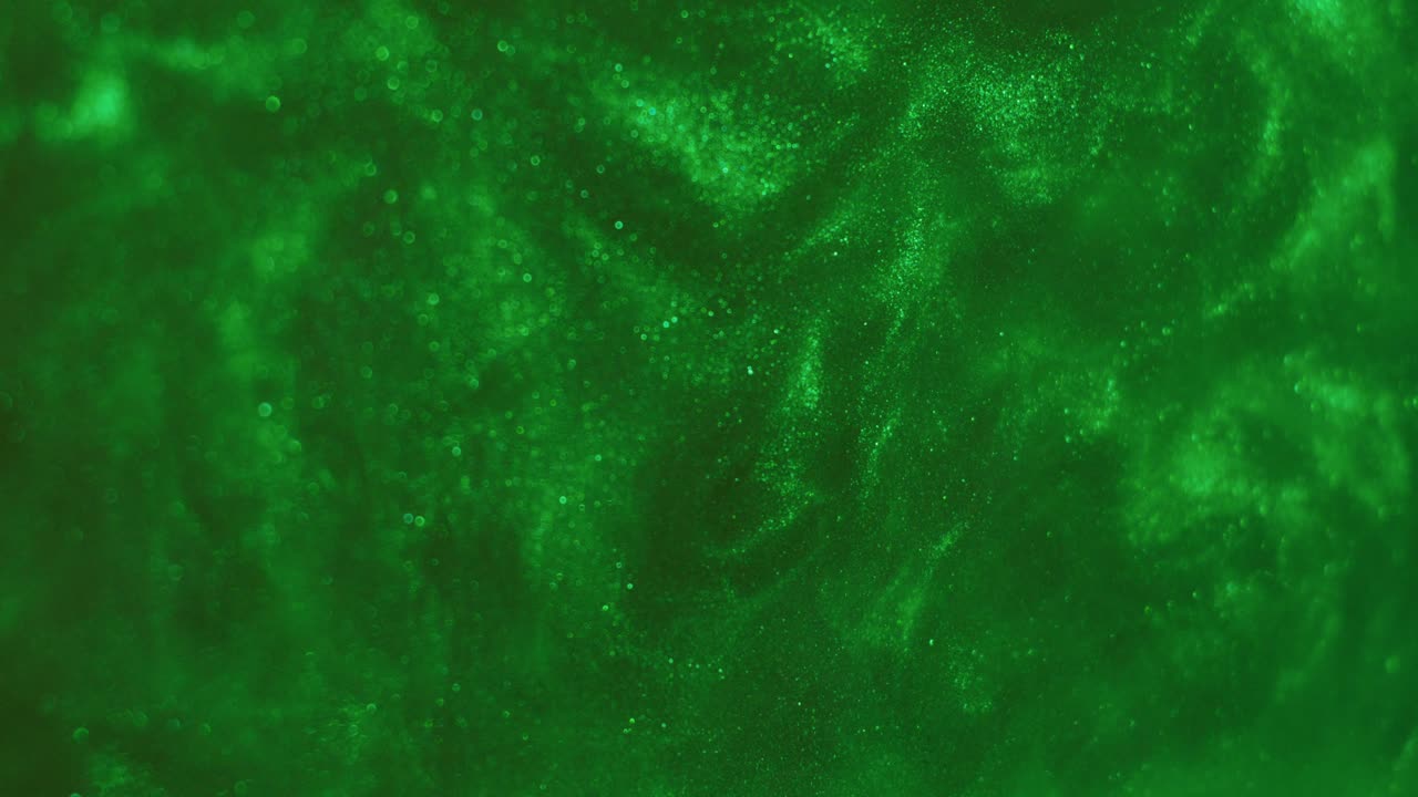 Abstract Green Glitter Background