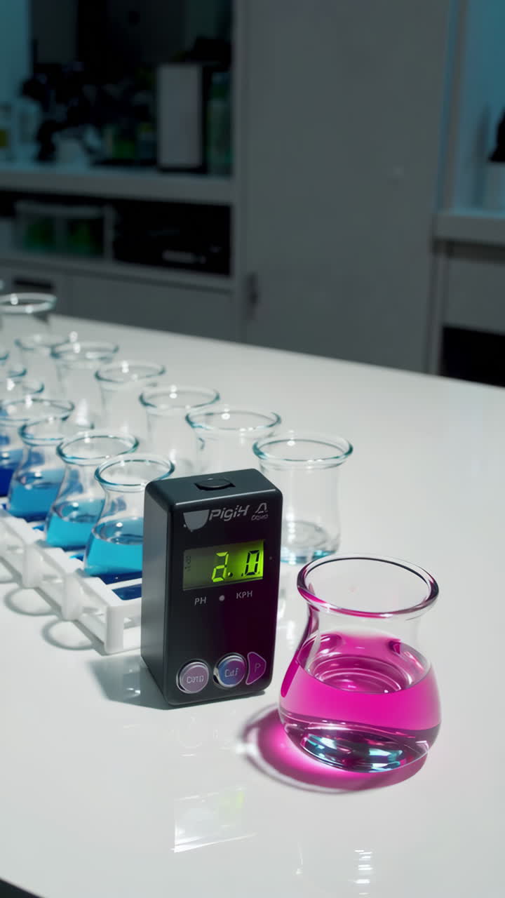 medición del ph en un entorno de laboratorio