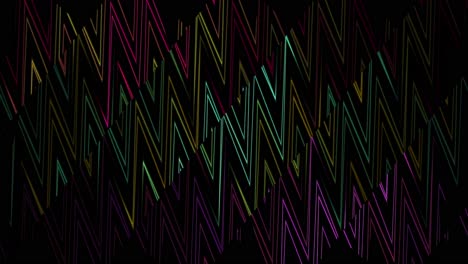 modello geometrico astratto con linee colorate