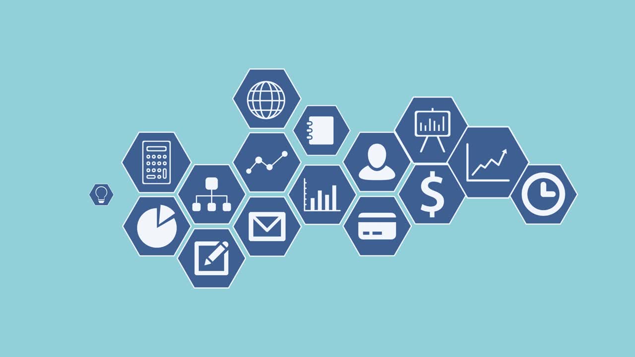 animación del concepto de negocio