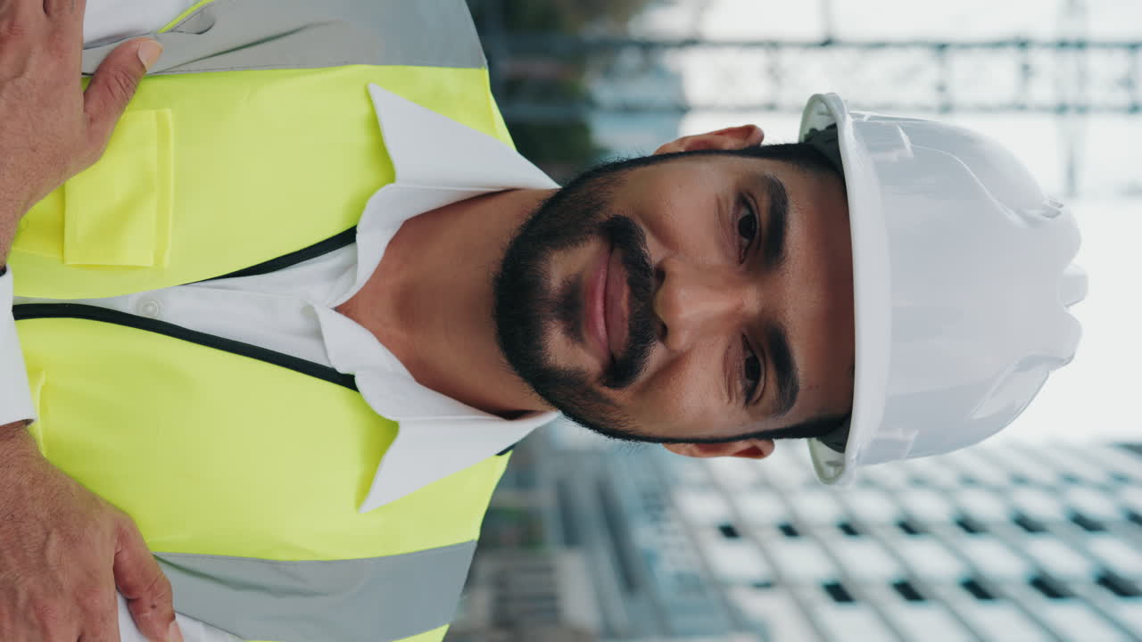 Portrait of a construction worker