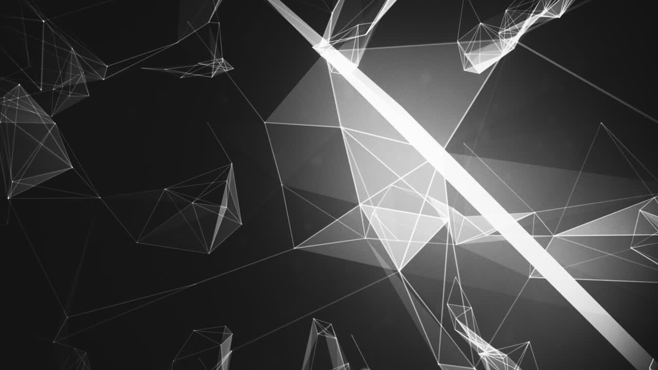 intro. fondo geométrico abstracto con puntos y líneas de conexión. tecnología digital y concepto de comunicación. fondos de ilustración de stock, conexión, tecnología, color blanco, red de computadoras