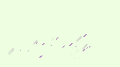animation of multiple purple light trails moving on green background