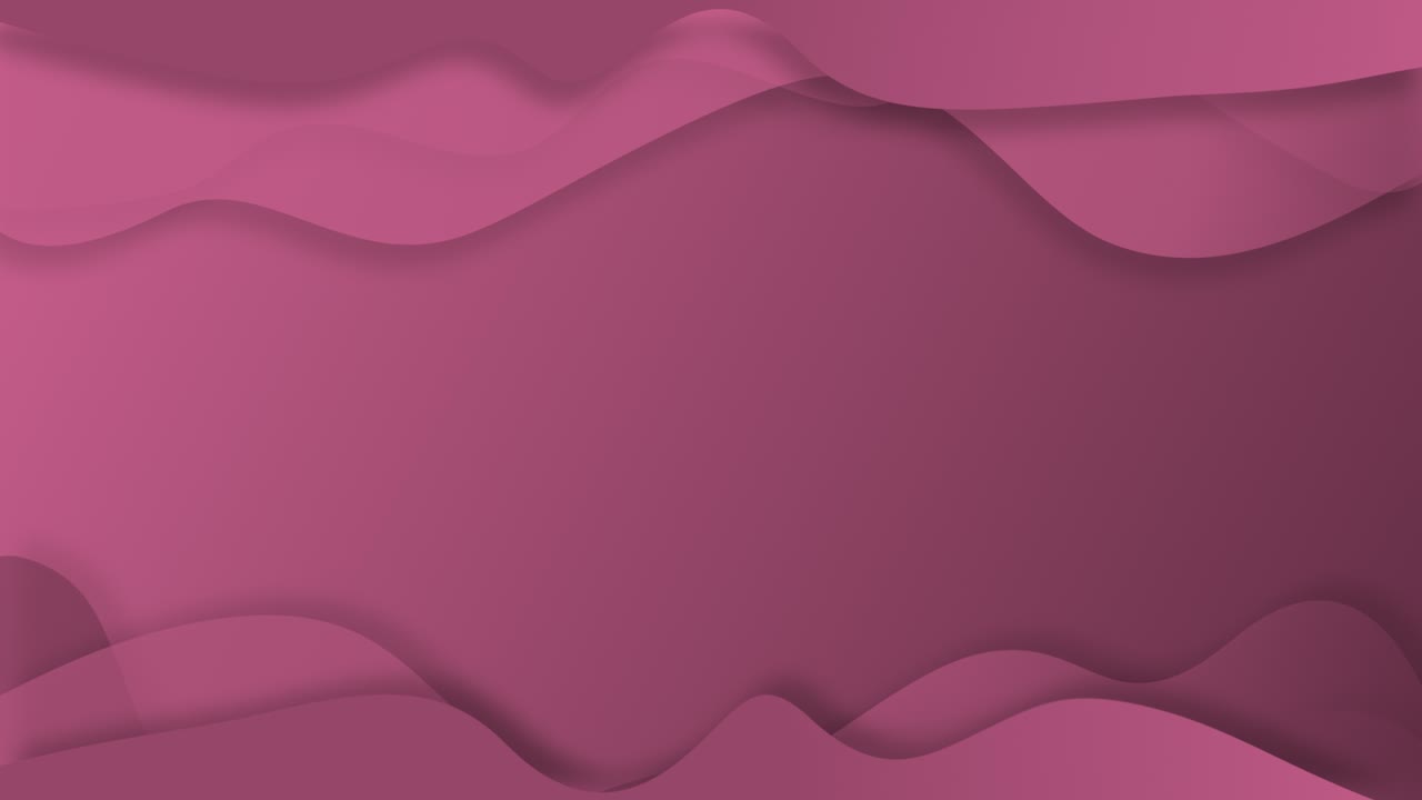 Waves gradient abstract background at the top and bottom of pacific pink colors of 2022 year. 4k moving animation concept with smooth movement and copy space