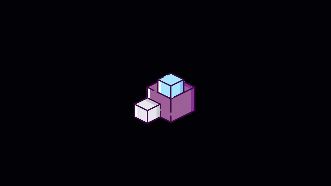 Animación de icono de solución compleja