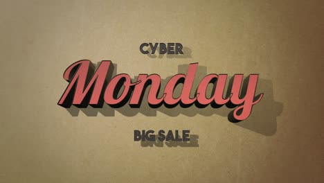 Retro-Cyber-Monday-text-in-80s-style-on-a-brown-grunge-texture