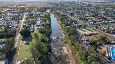 Richmond-River-In-The-Town-Of-Casino-In-New-South-Wales,-Australia