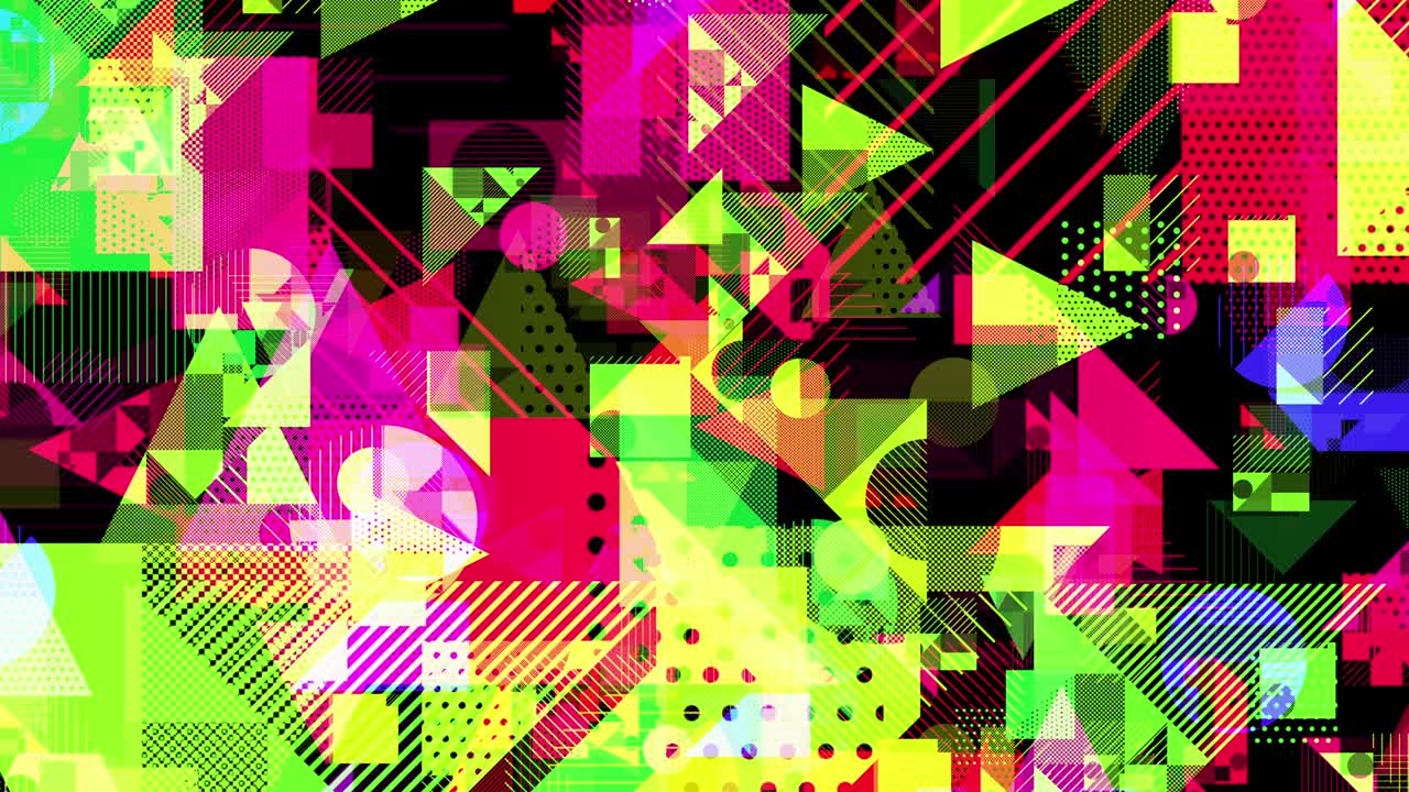 colori vivaci forme minime grafica astratta[casuale]