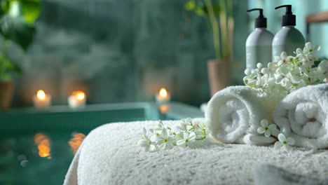 spa and relaxation still life