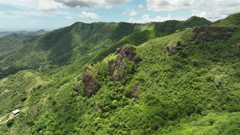 Mountain-at-Cayey-Puerto-Rico-on-a-Sunny