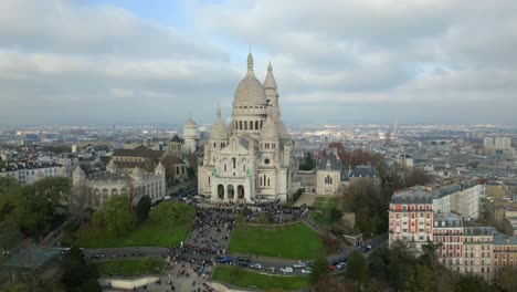 basilica of sacred heart or sacré coeur of paris roman catholic church