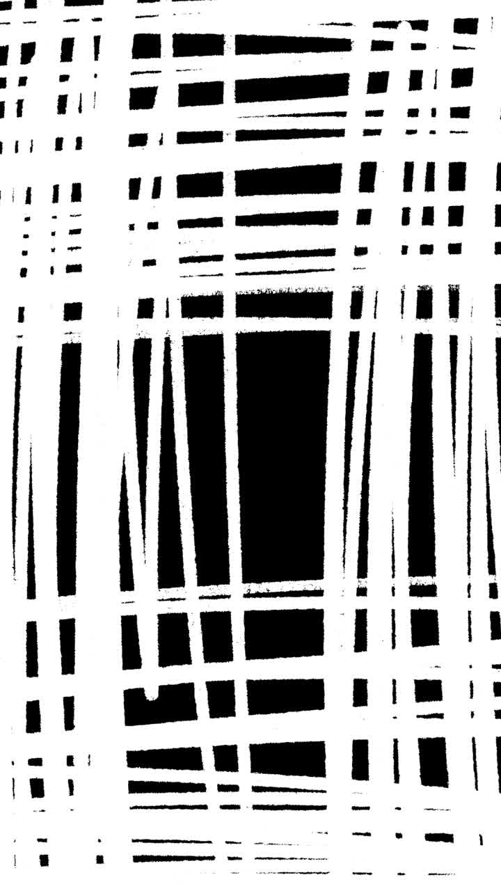 Animated White Lines Appearing and Disappearing on Black Background