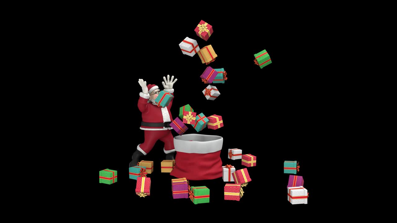 Santa Claus Gift Boxes Magic